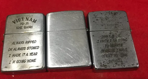 Vietnam War - Nude Girls Zippo Lighter (3pcs)