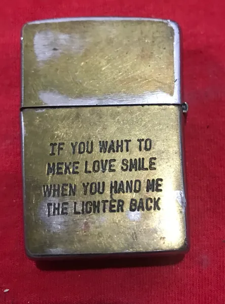 Vietnam War -US Military Infantry Zippo Lighter