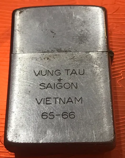 Vietnam War- Vung tau Saigon Vietnam 65-66 Zippo Lighter