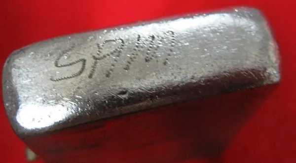 Vietnam Military Officer Tag Signed for Zippo Lighter