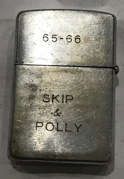 Vietnam War - Vietnam Map 66-66 Skip & Polly Zippo Lighter