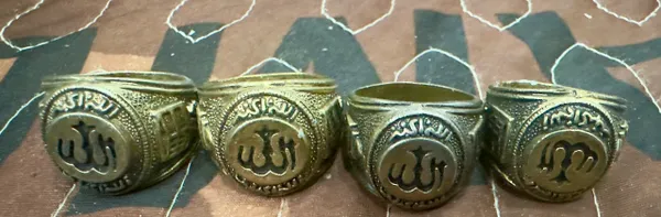 Unknown Ring Unknown Stamped 4 pcs