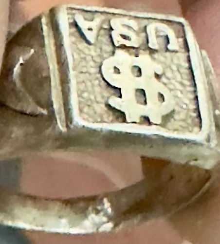 USA $ Vintage Nike Baby Ring Size
