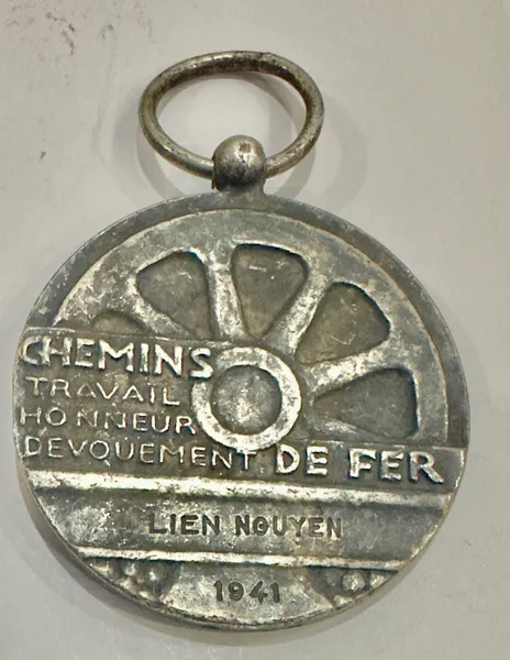 French Indochine Medal Vietnamese “ Lien Nguyen “ Medal 1941