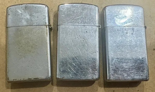Vietnam War - US Military USAF Air Wing Air Police English AFB Zippo Lighter Mini (3pcs)