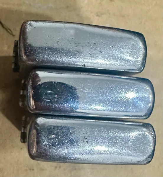 Vietnam War - US Military US Loast Guards Explosive Loads Det“RA Church Bien Hoa 67-68” - USMC - “ Sonny & Lori Zippo Lighter (3 pcs)