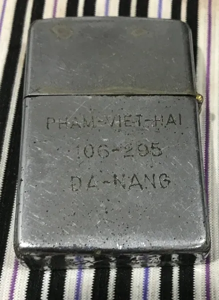 Vietnam War - US Military NAVY USS LHP Zippo Lighter