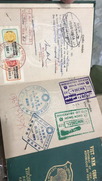 3 passport expired visa from republic of vietnam 1968-75