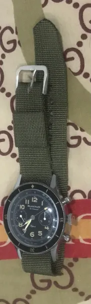 Reproduction Swiss Made US Military " BlancPain " AirCommand Flyback Wristwatches 