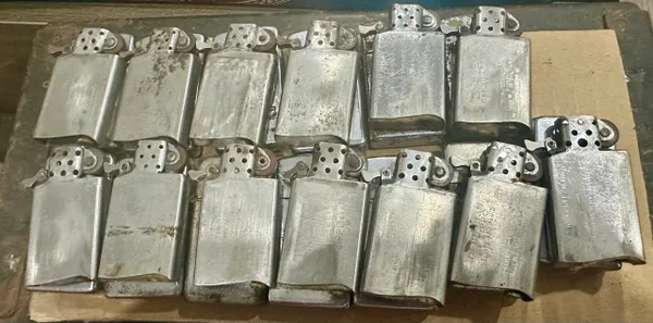 Vietnam War - US Military Navy USS Mini Zippo Lighter (13pcs)