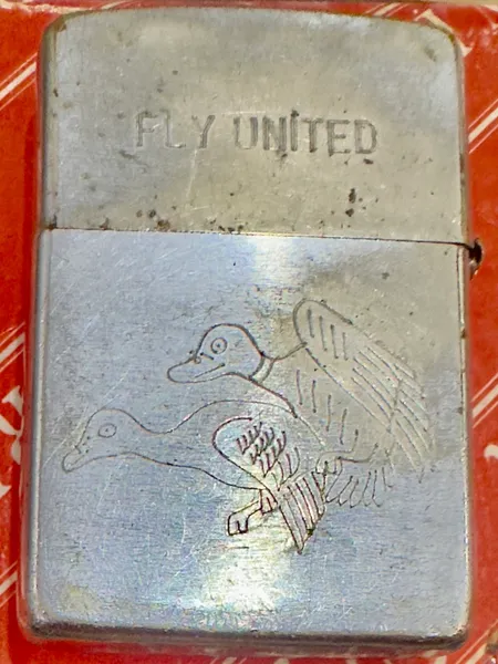 Vietnam War - US Military Vietnam Militaria Base Zone Fly United Bird “ AirForce Bomb “ Zippo Lighter