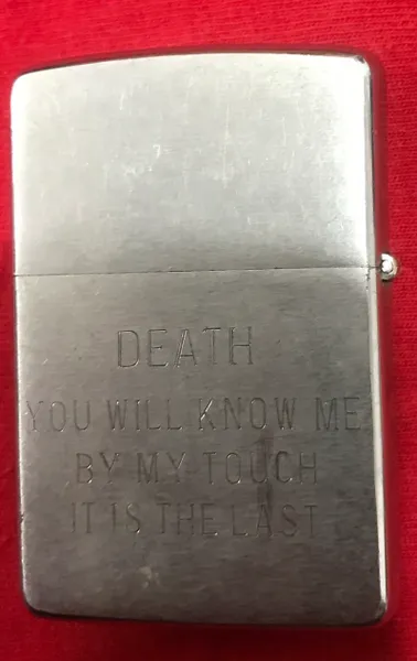 Vietnam War - Vietnam Maps Death in war time Zippo Lighter