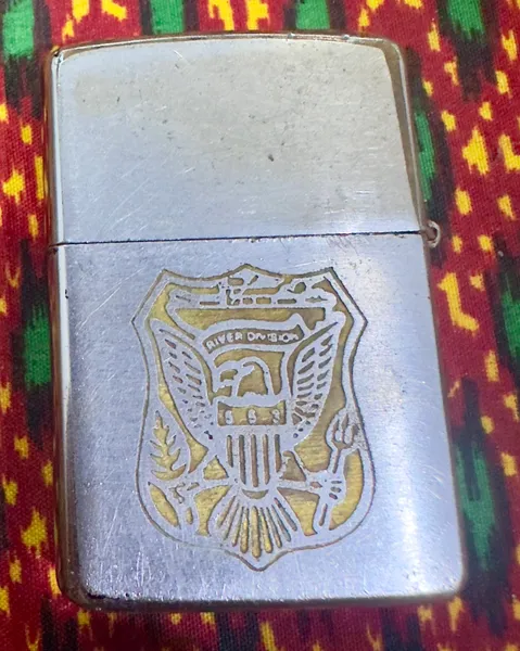 Vietnam War -US Military Navy Ship " River Division 553 PBR FORCE Vietnam " Zippo Lighter