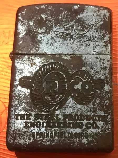 Vietnam War - The Steel Products Engineering Co. Spingfield Ohio Zippo Lighter