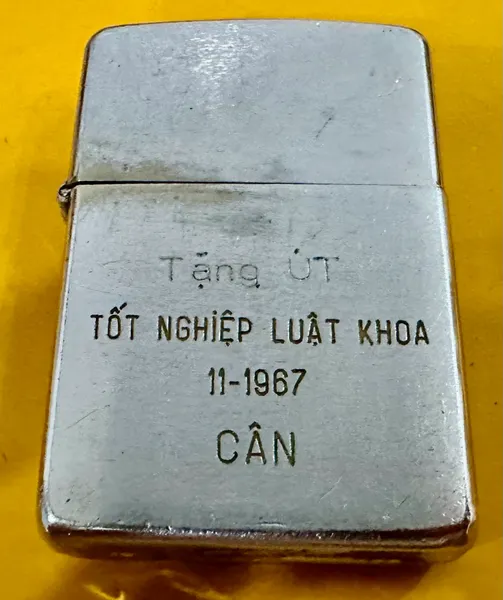 Vietnam War -US Law Military Graduate Gift “ Can “ & Women Peace Zippo Lighter