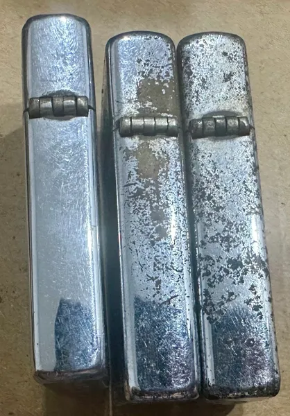 Vietnam War -US Military Eagle Above The Best & Freedom Mare Island & USS County LST 846 Zippo Lighter Mini (3pcs)