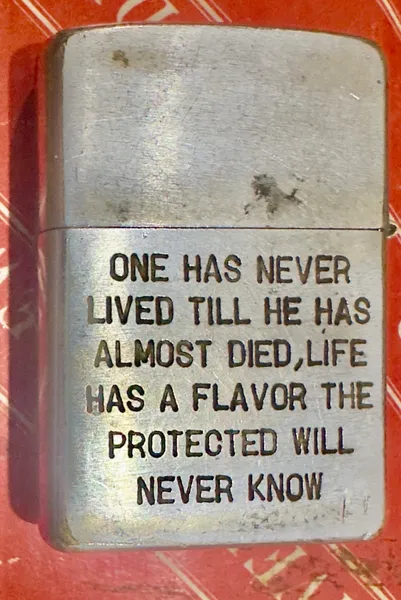 Vietnam War - US Military Poems Bury Ass & Poems Died Army & Protected Military US Zippo Lighter