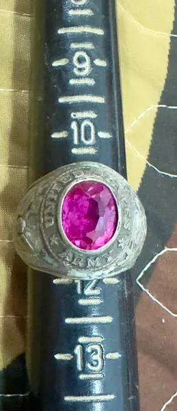 Vietnam War - US Military US Paratrooper Silver 92,5 % Ring