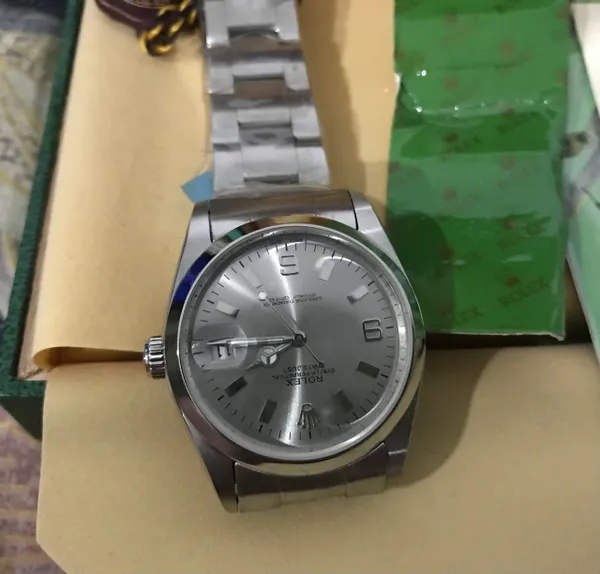 Reproduction Rolex Datejust 16233 Silver Arabic Dial Stainless Steel Watches