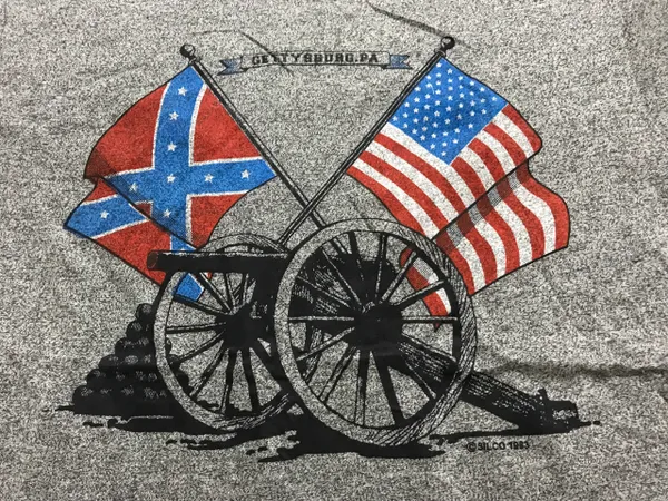 ORIG 80's Tri- blend "gettys burg.pa " T-Shirt