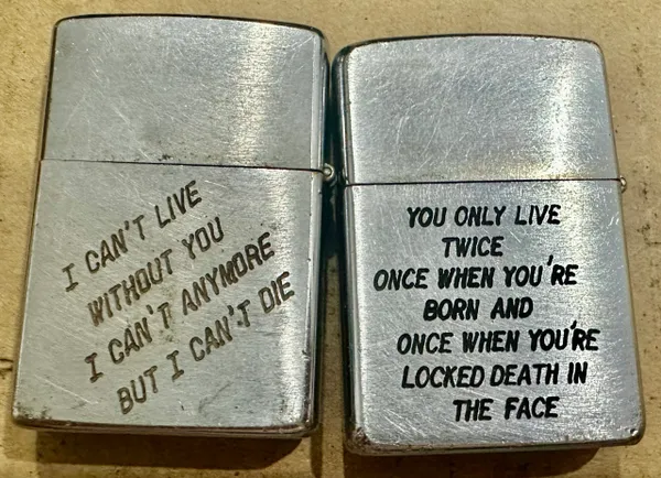 Vietnam War - US Military 1st Calvary Division Zippo Lighter (2Pcs)