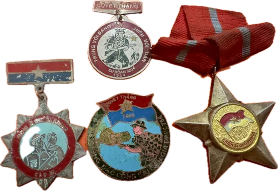 NVA NFL Vietcong Metal Pin Badge (9pcs)
