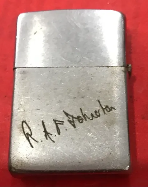 Vietnam War - Gift ( Men Tang ) Navy Delta Line " R&F Johnston (Front Style) Zippo Lighter