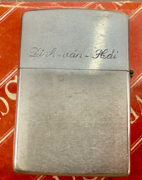 Vietnam War - US Military South Vietnam Serves To Dinh Van Hai Zippo Lighter