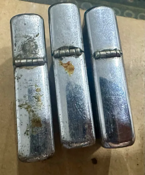 Vietnam War -Vietnam Military Kontum - Hue - Qui Nhon Nude girls Zippo Lighter (3pcs)