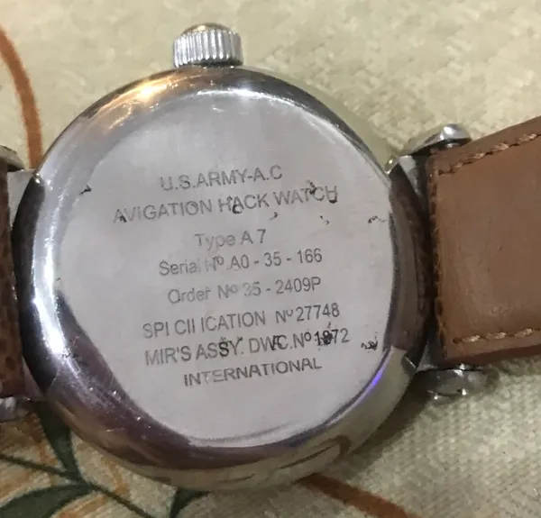 Vintage US Military international Watches Co (IWC) WristWatches