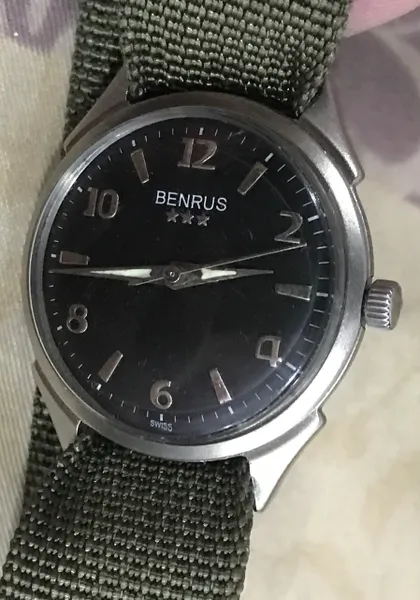 Vintage US Military Benrus 3 Stars Watches
