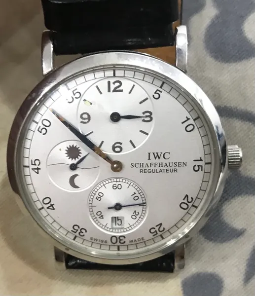 IWC Schaffhausen Regulateur Self Hand Winding Watch Ser#1415367