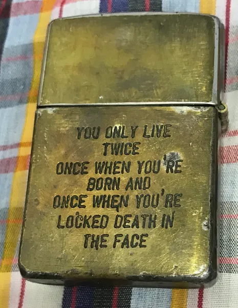 Vietnam War- US Military Air Forces Air Police Large Badges Zippo Lighter 68-69