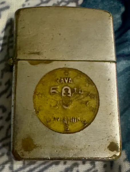 USS SARATOGA CVA 60 VIETNAM WAR - Naval Aviation Zippo Lighter 1960