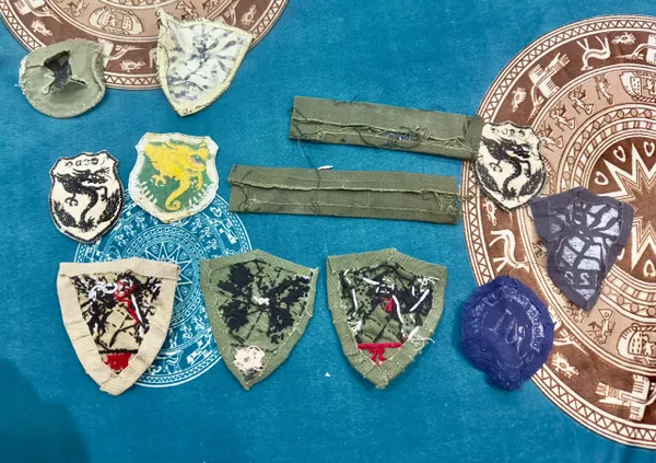Arvn South Vietnam Field Police CSDC Patches & Soilder’s name (12pcs)