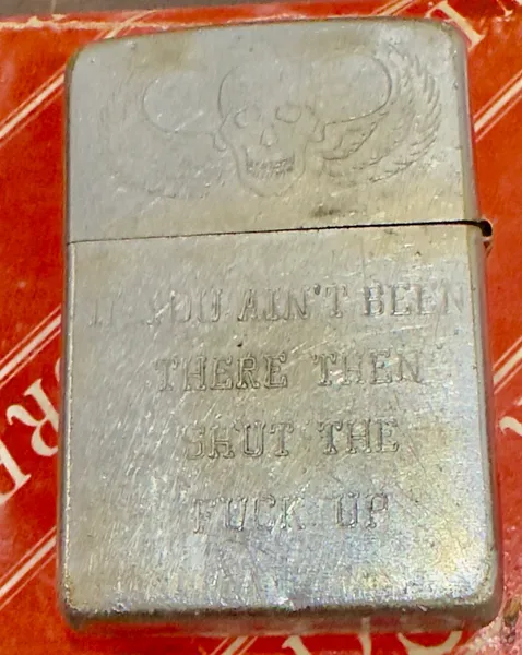 Vietnam War - US Military Airborne Para Jumping in Vietnam 1972-73 “SEAN” & Special Recon CCC/CCS Zippo Lighter