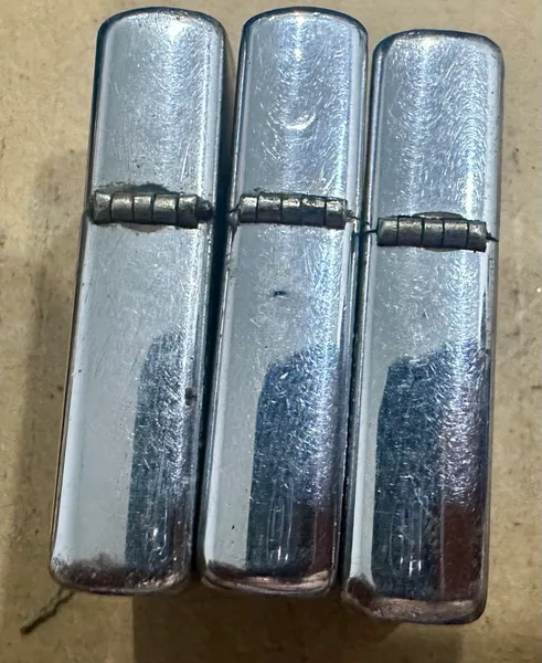 Vietnam War - US Military US Loast Guards Explosive Loads Det“RA Church Bien Hoa 67-68” - USMC - “ Sonny & Lori Zippo Lighter (3 pcs)