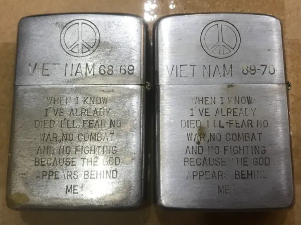 Vietnam War -5th Special Forces Group Nhatrang 68-69/69-70 Zippo Lighter