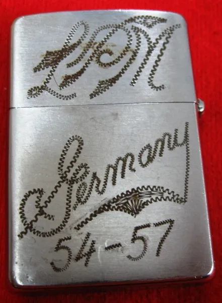 US MILITARY GERMANY 54-57 " MAC " ROYAL ORDER OF ATLANTIC VOTAGEURS Zippo Lighter MSTS NAVY