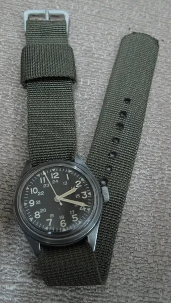 Original US Military GG-W-113 Wristwatch Ser#17362 August 1969 