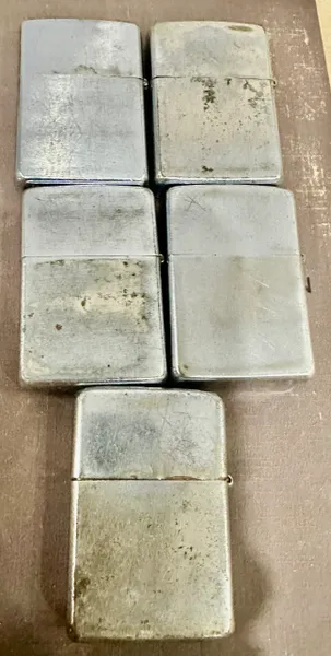 Vietnam War - Marlboro & Lucky Strike Cigarettes Zippo Lighter (5pcs)