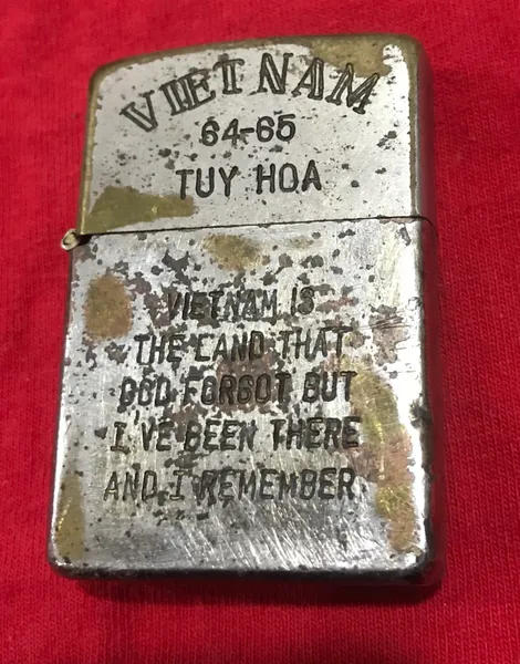 Vietnam War- US Military Armed Forces Expeditionary Service Zippo Lighter