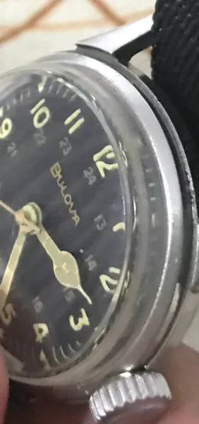 US Military Bulova Highlight Gold K Wristwatches