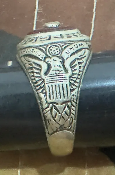 Vietnam War - US Military US Paratrooper Silver 92,5 % Ring