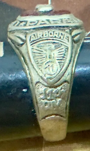 Vietnam War - US Military US Paratrooper Silver 92,5 % Ring