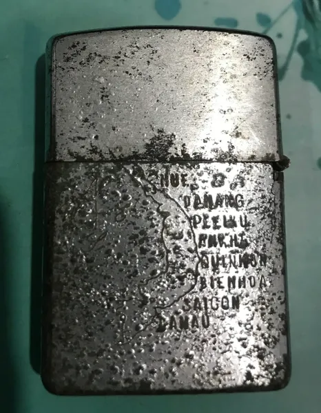 Vietnam Era -American Eagle & Vietnam Map Zippo Lighter