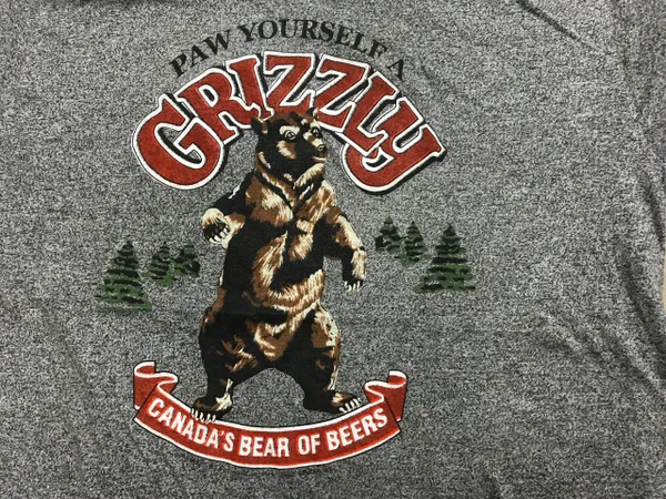ORIG 80's Tri- blend " Canada's Bear of Beers " T-Shirt