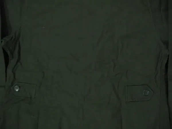 ARVN GREEN OD 107 SHIRT & PANT "HIEU" 2ND INFANTRY DIVISION SILK WOVEN PATCH