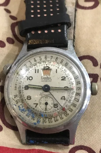 Vintage 1950 Landau incabloc Wristwatches