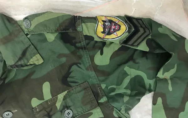 Vietnam War -South Vietnam Ranger " Minh " Soilder of Marine Corps Binh sĩ TQLC Team Rank Uniforms A3Q3